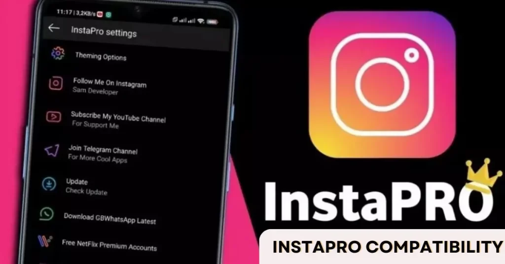 InstaPro compatibility with iOS devices